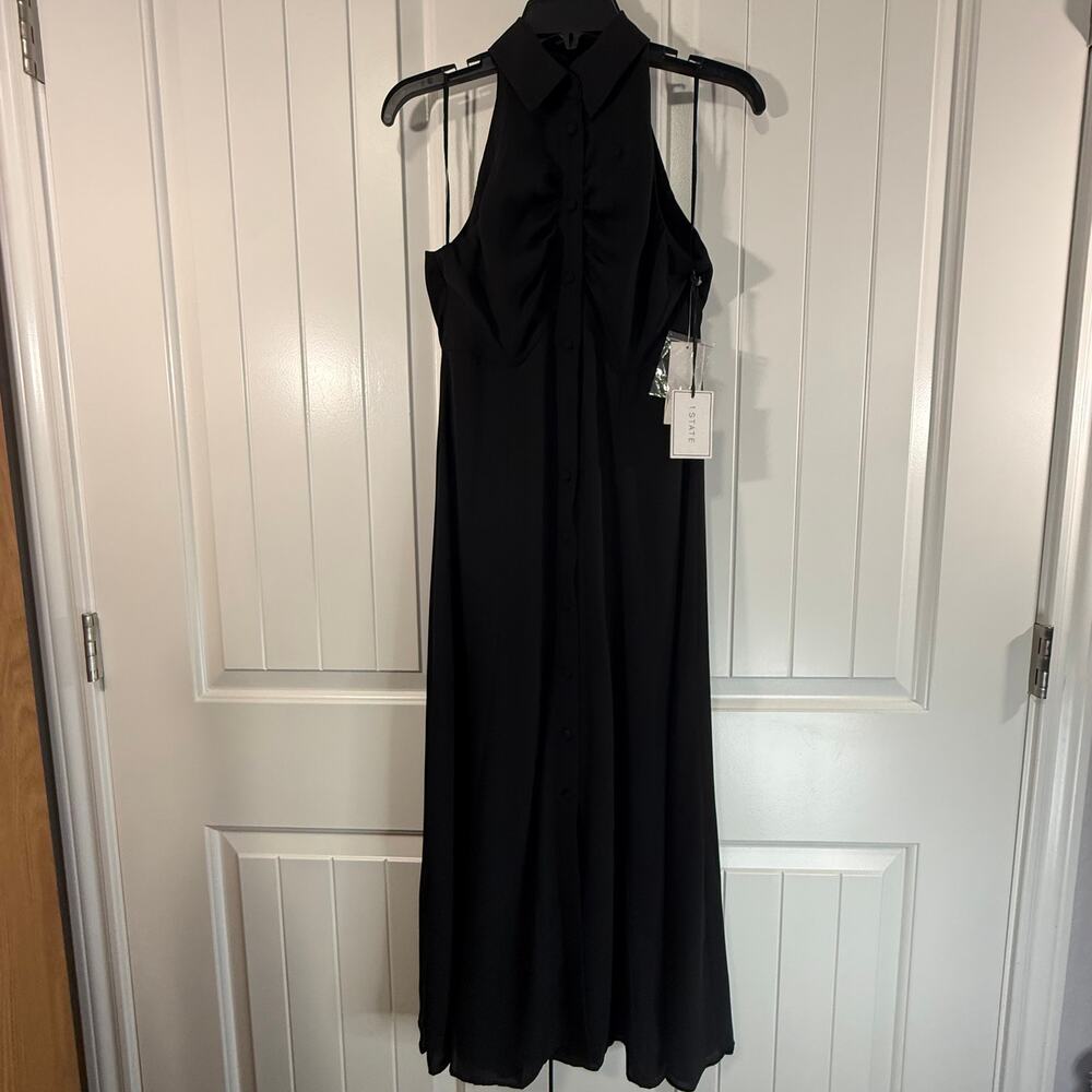 SO6O RICH BLACK DAYLIGHT DREAMS DRESS, MISSING A BUTTON